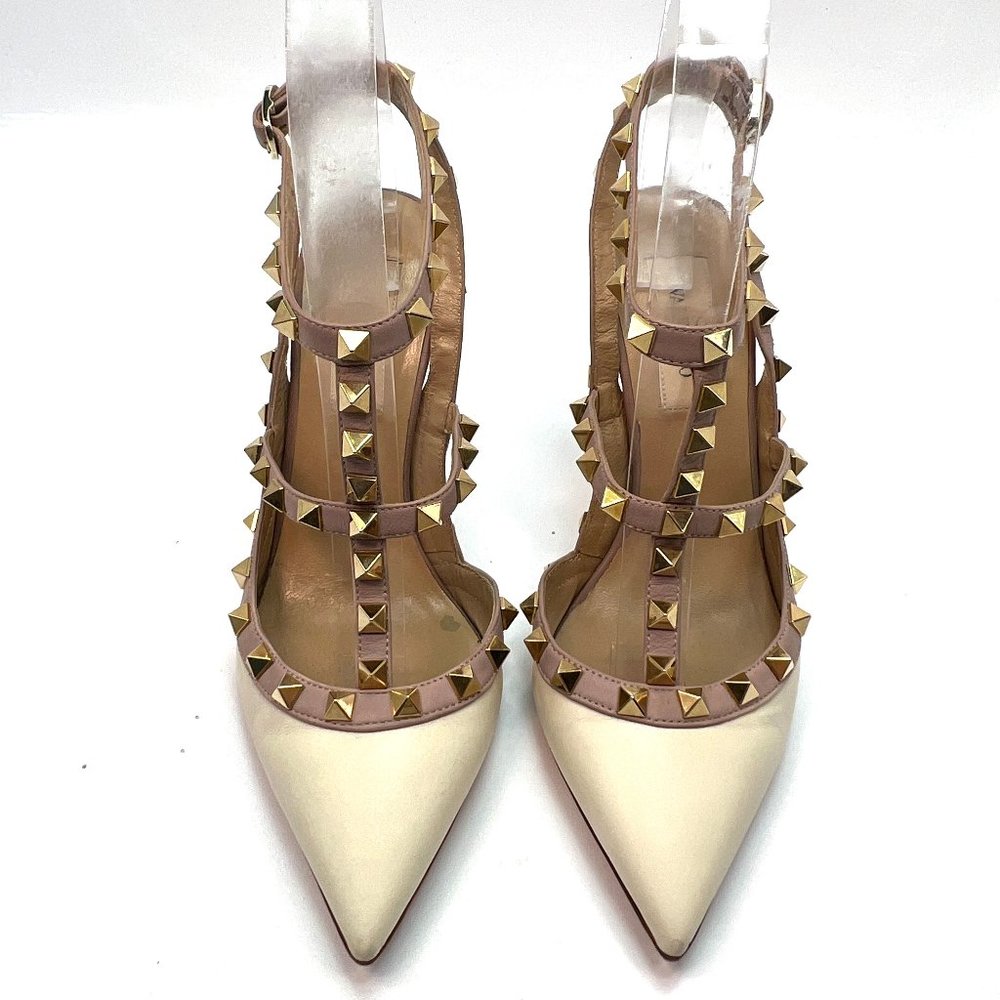 🌷❤️‍🔥FINAL SALE 🔥 NO OFFERS🌷💥Valentino Garavani Rockstud Pumps 36.5 - Picture 3 of 8